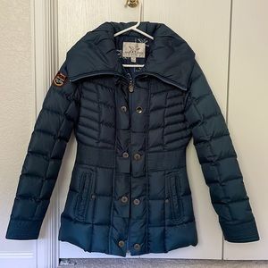 Triple Fat Goose Dark Teal Down Coat